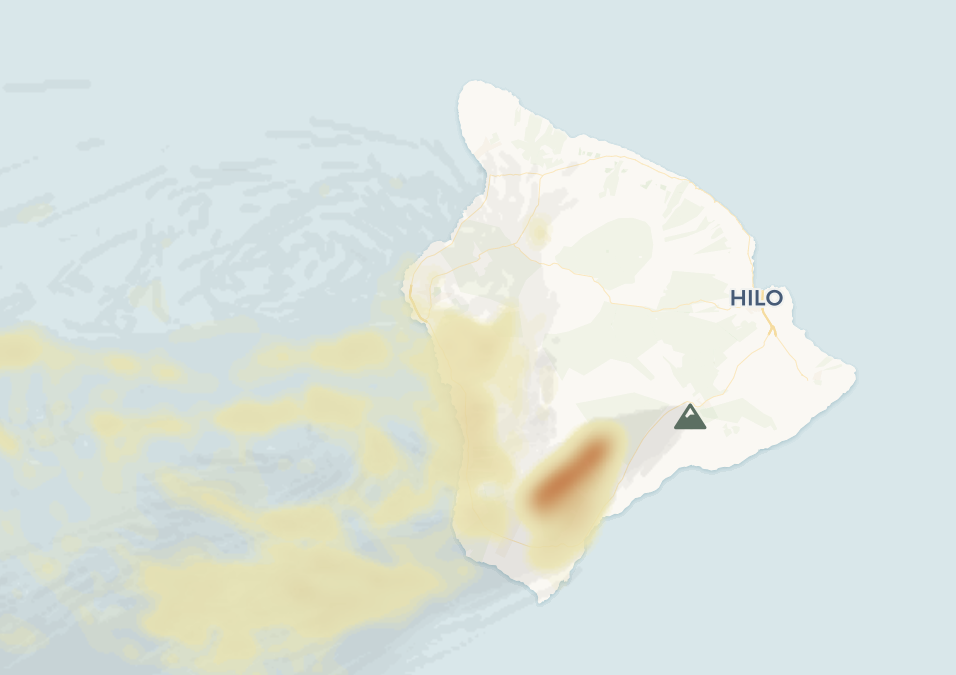 How is VOG Currently Affecting West Hawaii?